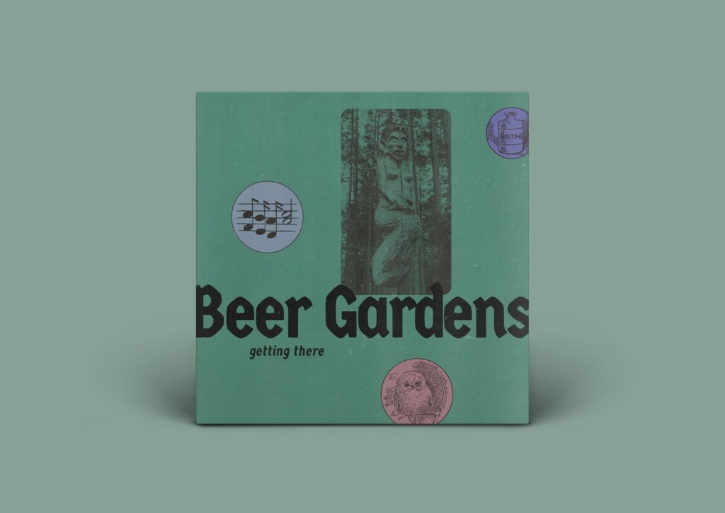 Album cover displayed against green background